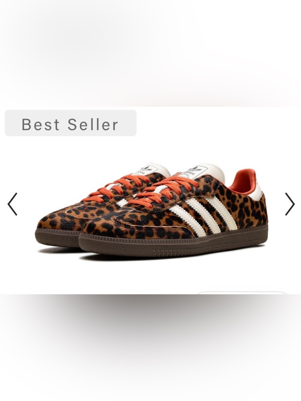 SAMBA OG WMNS
"LEOPARD / CREAM ORange Mens Leopard-Print Sneakers